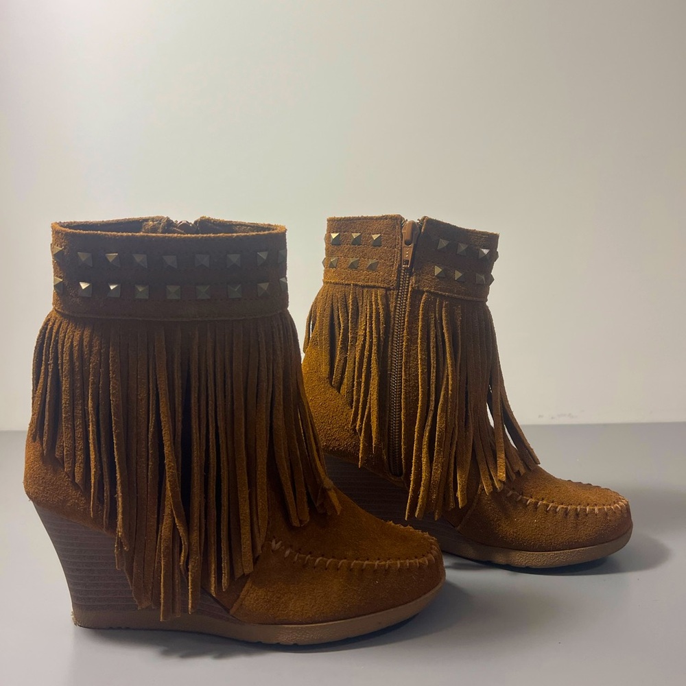 Bohemian Tassel Boots